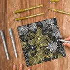 Grabie Gold&Silver Extra Fine Tip Acrylic Paint Marker Set, 6 Pack Gold Paint - Image 3