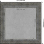 Amanti Art Silver Framed Magnetic Board 20x20 Small Vision Board - Image 3