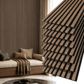 art3d 12" x 93" acoustic wood slat wall, main product view