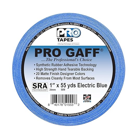 1" Width ProTapes Pro Gaff Premium Matte Cloth Gaffer's Tape - Image 2