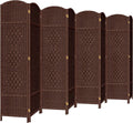 DURASPACE 8 Panel Room Divider, 6ft Tall Folding Privacy Screen, 360°Rotation by DURASPACE