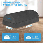StepLively Foot Rest for Under Desk at Work, Comfortable Foot Stool - Image 4