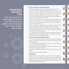Clever Fox Password Book Spiral – Mini Internet Address & Password Organizer - Image 5