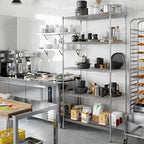 Regal Altair 24" Deep x 42" Wide x 86" Height Wire Shelving Kit | 5-Tier | NSF - Image 7