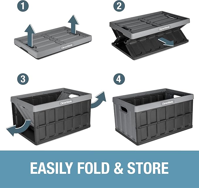 CleverMade Collapsible Storage Bins - Image 4