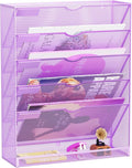 GDINDINFAN Hanging Wall File Organizer 6 Tier Wall Mounted Mail Paper Folder by GDINDINFAN