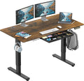SHW 55 x 28 Inches Electric Height Adjustable Standing Desk