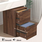 FATIGOS 2 Drawer File Cabinets, Wood File Cabinet - Image 4