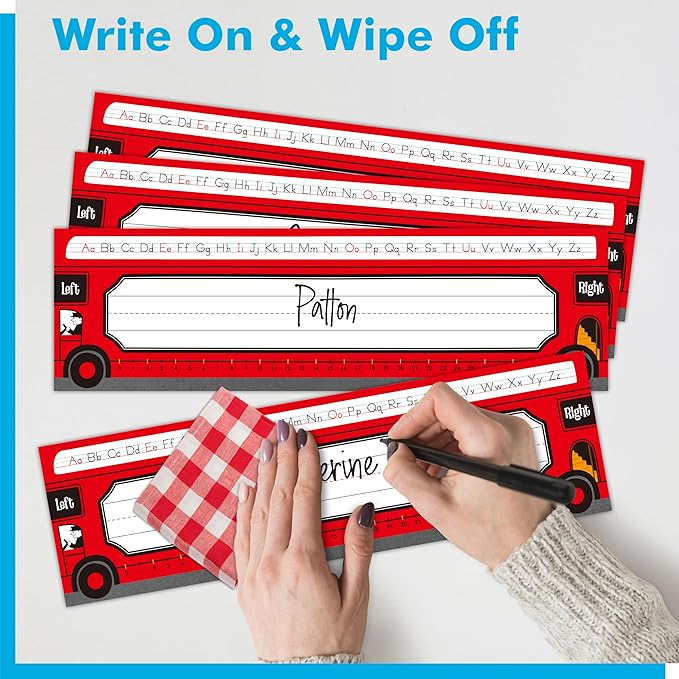 40 PCS Desk Name Tags, Waterproof Desk Nameplates - Image 6