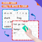8 Packs Phonemic Awareness Dry Erase Board, Double Sided Dry Erase Board - Image 4