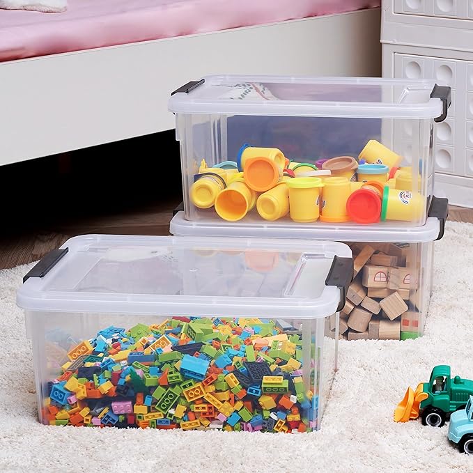 Citylife 17 QT Plastic Storage Bins - Image 4