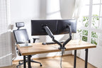 Rocelco 46" Large Height Adjustable Standing Desk Converter - Image 5