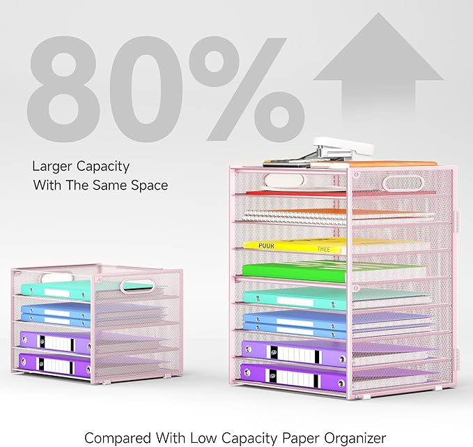 Cawukege 9 Tier Paper Organizer - Image 3