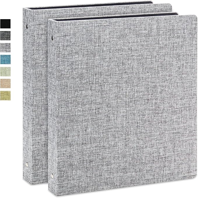 Vienrose 3 Ring Binder 1 Inch Round Rings by Vienrose