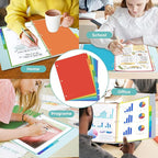 SUNEE 8 Tab Binder Dividers, Plastic Dividers - Image 7