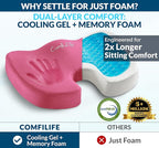 ComfiLife Premium Gel & Memory Foam Seat Cushion – Doctor Recommended Office - Image 2