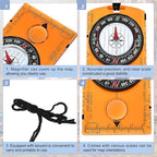 PATIKIL Orienteering Compass, Navigation Backpacking Compasses - Image 4