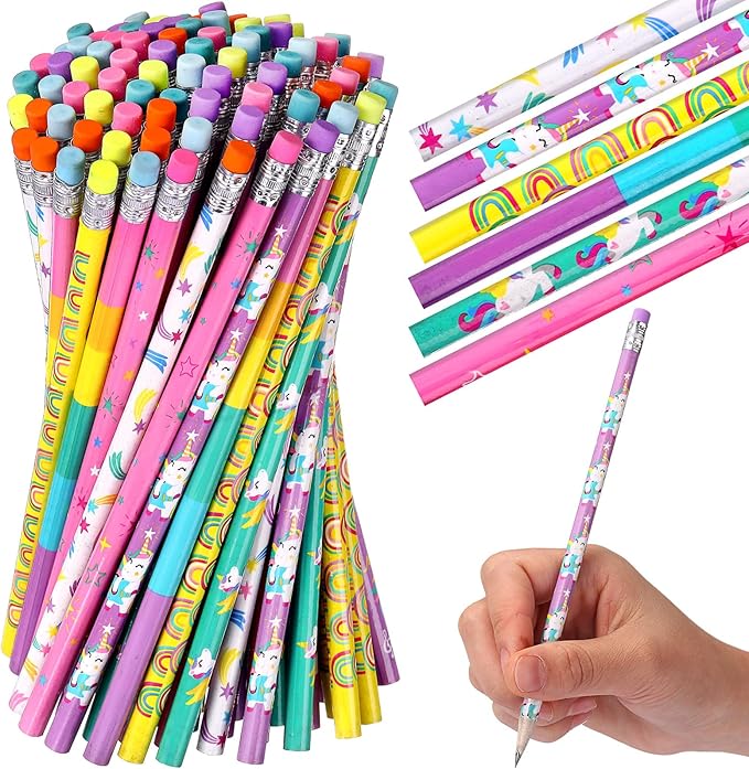 TecUnite 120 Pcs Scented HB Pencils - Image 2