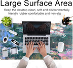 Abstract Oil Painting Mousepad Retro Water Lilies Desk Mat, XXL Large Extended - Image 4