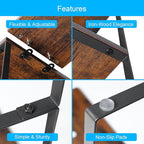 Golener Countertop Organizer Corner Shelf, 2 Tier Adjustable Stackable Corner - Image 7