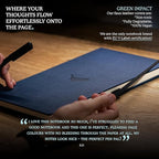 Dingbats* - Wildlife Squared Extra Large A4 Notebook - PU Leather Hardcover - Image 4