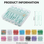 NEEWAY Colorful Large Paper Clips, 2 Inch Jumbo Paper Clips, 3 Pack of 50 - Image 2