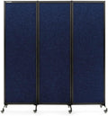 Upgrade Version Room Partition and Divider, Freestanding Rolling Dividers by StrongBird