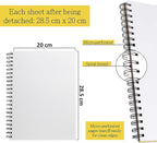 Elan A4 Drawing Book, 50 Sheets Italian Paper 90 lb/200 GSM, Acid-Free Sketch - Image 3