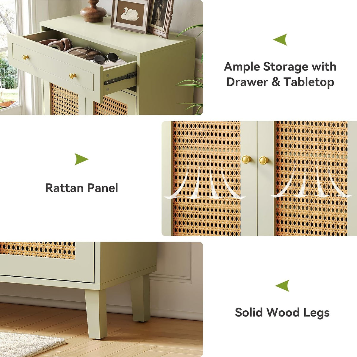 LITTLE TREE Shoe Cabinet for Entryway, 4-Tier Shoe Organizer with Adjustable ...