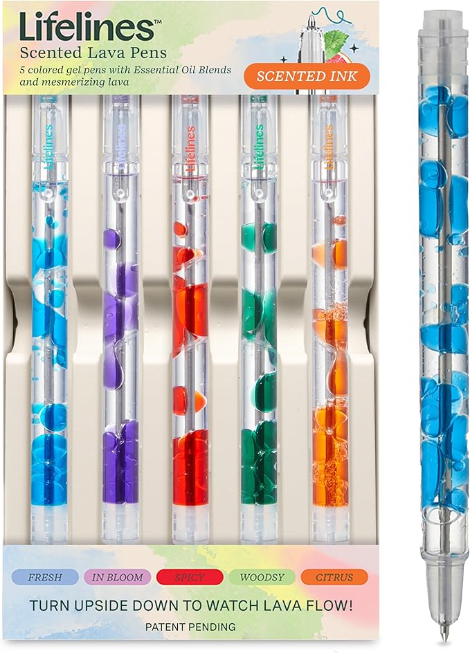Lifelines Scented Lava Gel Pen Set by LifeLines
