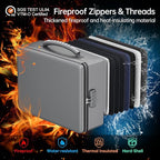 ENGPOW Fireproof Document Box, Hard Case File Box - Image 2