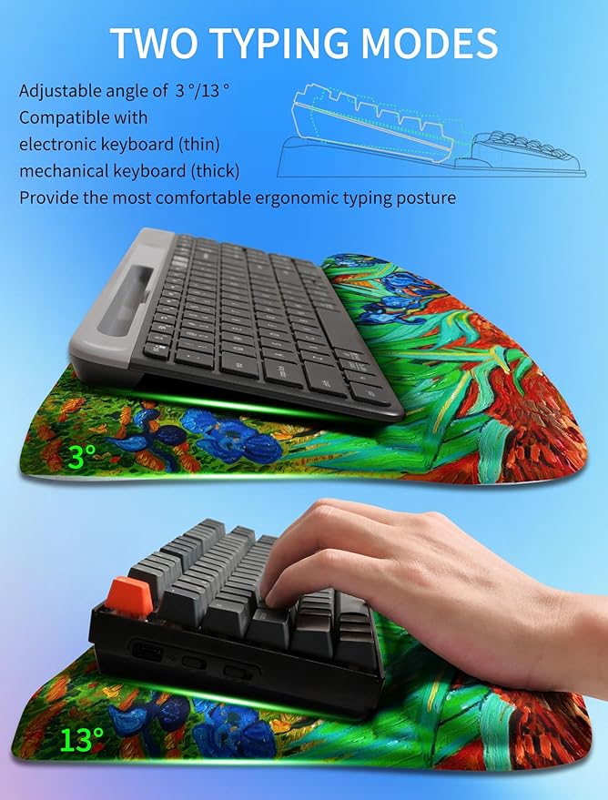 KUOSGM Ergonomic Wave Wrist Rest - Image 2