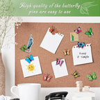 50Packs Decorative Push Pins for Cork Board Butterfly Push Pins for Board - Image 6