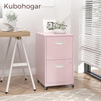 Kubohogar 2 Drawer Mobile File Cabinet - Image 4