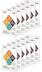 NIUBEE 12 Pack Acrylic Sign Holder 8.5 x 11 by NIUBEE
