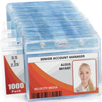 Mifflin-USA Horizontal ID Name Badge Holder, Waterproof and Resealable Plastic by MIFFLIN