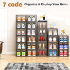 7 code Thicken & Sturdy Clear Shoe Storage Organizer - Image 9