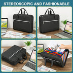 SEEKIND PU Leather Accordian File Organizer 26 Pockets, Expanding File Folder - Image 6