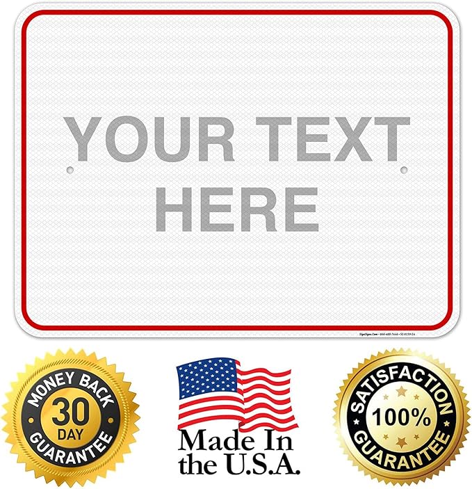 Custom Sign, Personalized Metal Signs, Customize - Image 8