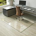 Koonmi Tempered Glass Chair Mat by KOONMI