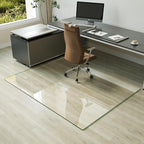 Koonmi Tempered Glass Chair Mat by KOONMI