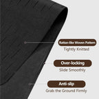 Bsmathom Office Chair Mat for Hardwood Floor, 36" x 48" Desk Computer Chair Mat for Hard Wood and Tile Floor, Anti-Slip Hard Floor Protector Chair Mat, PVC Mat Desk Rug for Office Home, Black