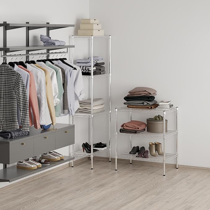 Regal Altair 21" Deep x 30" Wide x 34" Height Wire Shelving Kit | 3-Tier | NSF - Image 7