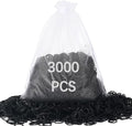 3000pcs small black rubber bands by AiDiYGECO