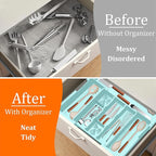 Large Utensil Drawer Organizer Expandable Silverware Organizer - Image 3