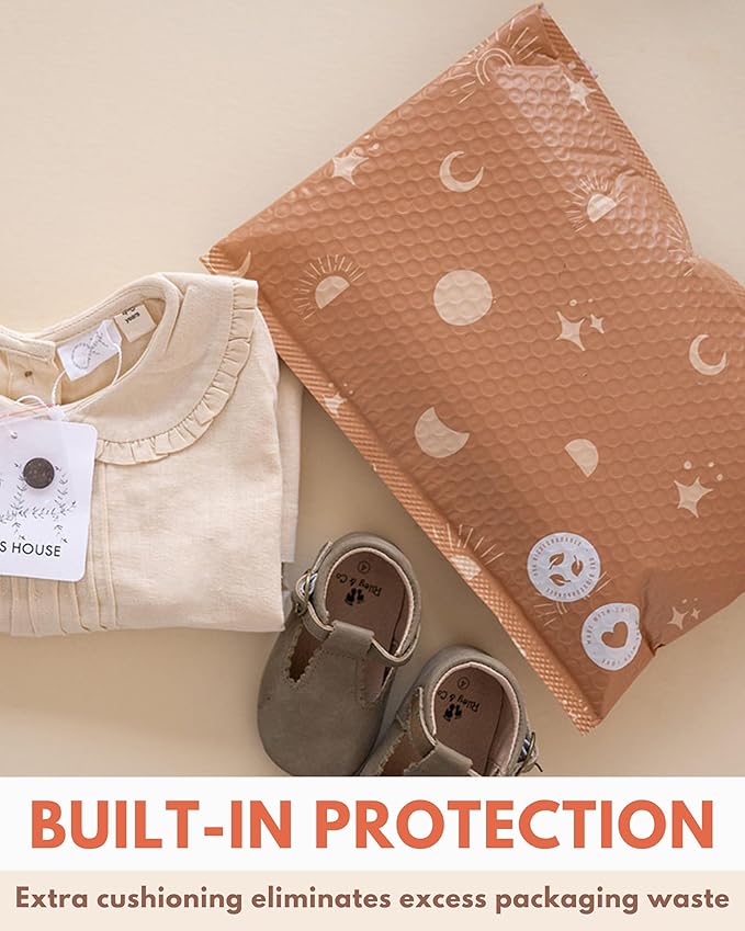Bubble Mailers 8.5 x 12 Inch- 100 pack Biodegradable Shipping Bags - Image 5