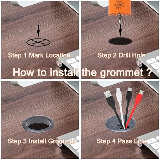 VIKITON Desk Grommet 2 inch - Image 4