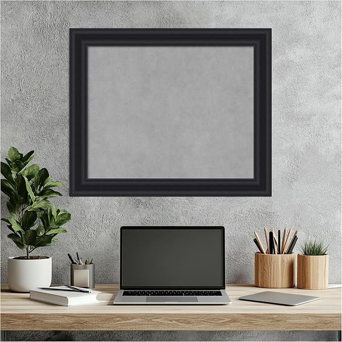 Amanti Art Black Framed Magnetic Board 20x24 Small Vision Board - Image 7