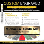 Custom Name Plate with Choice of Mounting - Image 2
