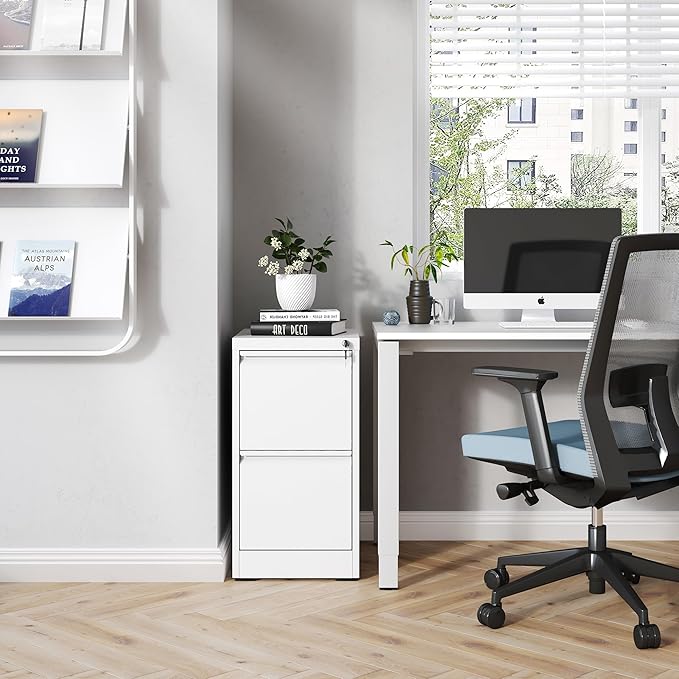 FLIXELIO 2 Drawer File Cabinet - Image 2
